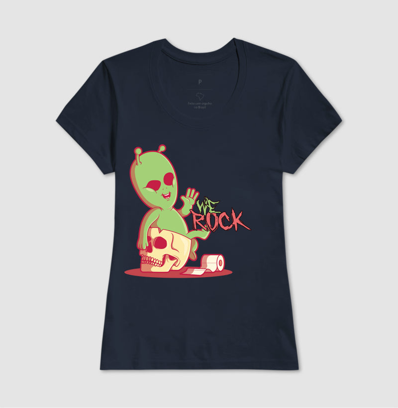 camiseta werock et feminina