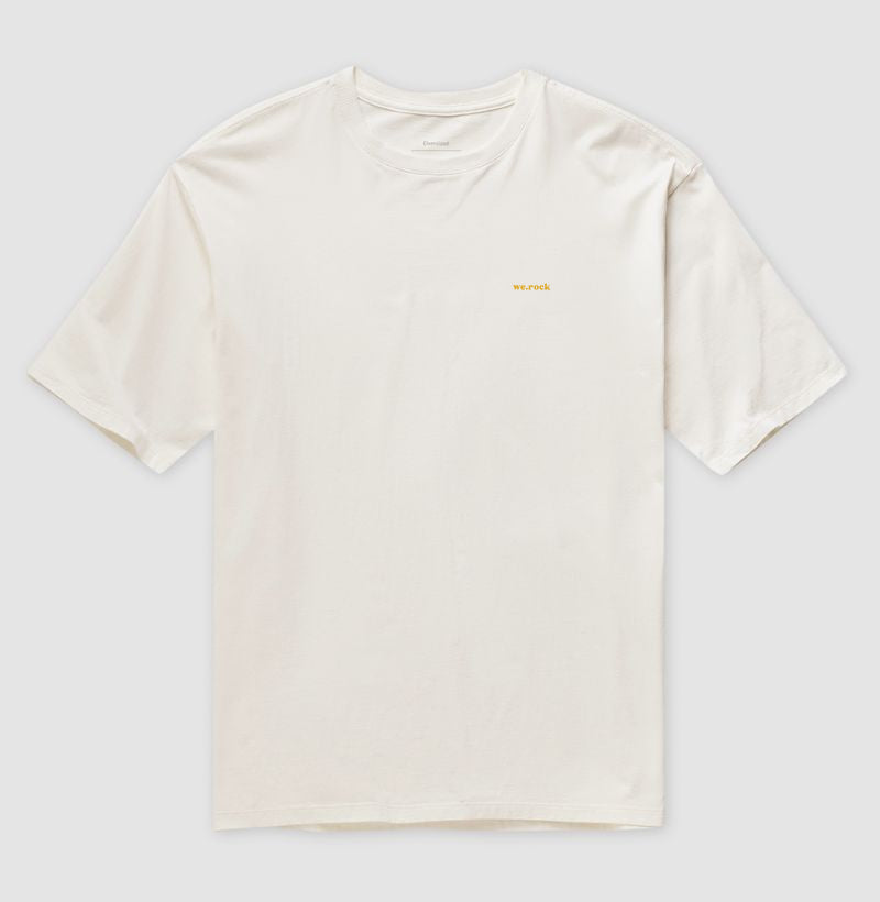 oversized werock logo simple gold