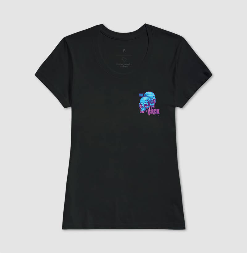 camiseta werock melting feminina