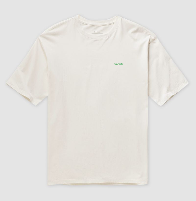 oversized werock logo simple green
