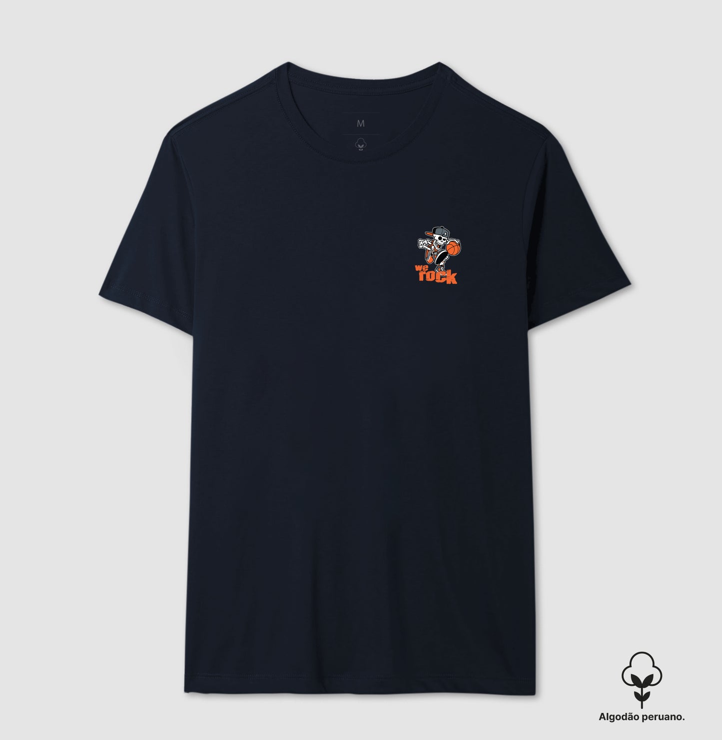 camiseta algodão peruano werock basketball masculina