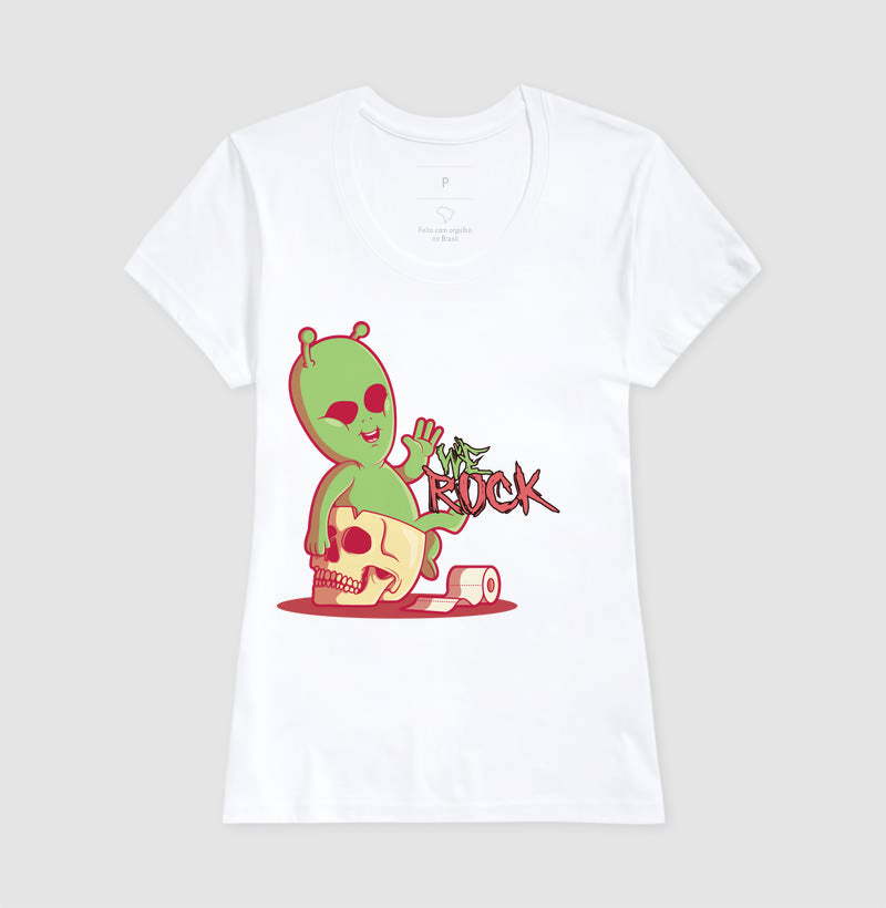 camiseta werock et feminina
