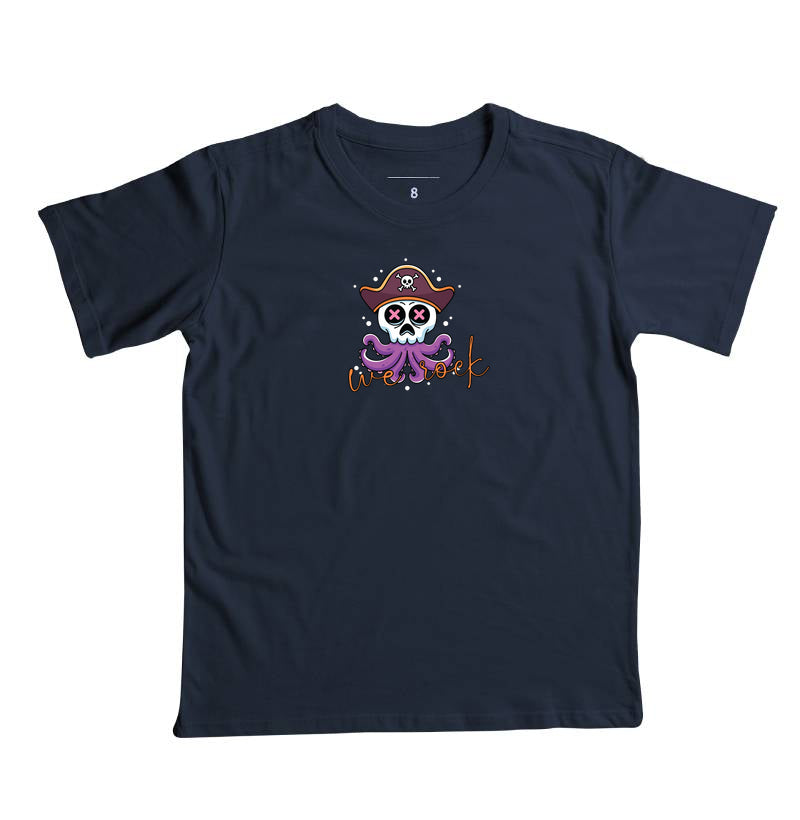 camiseta infantil werock squid