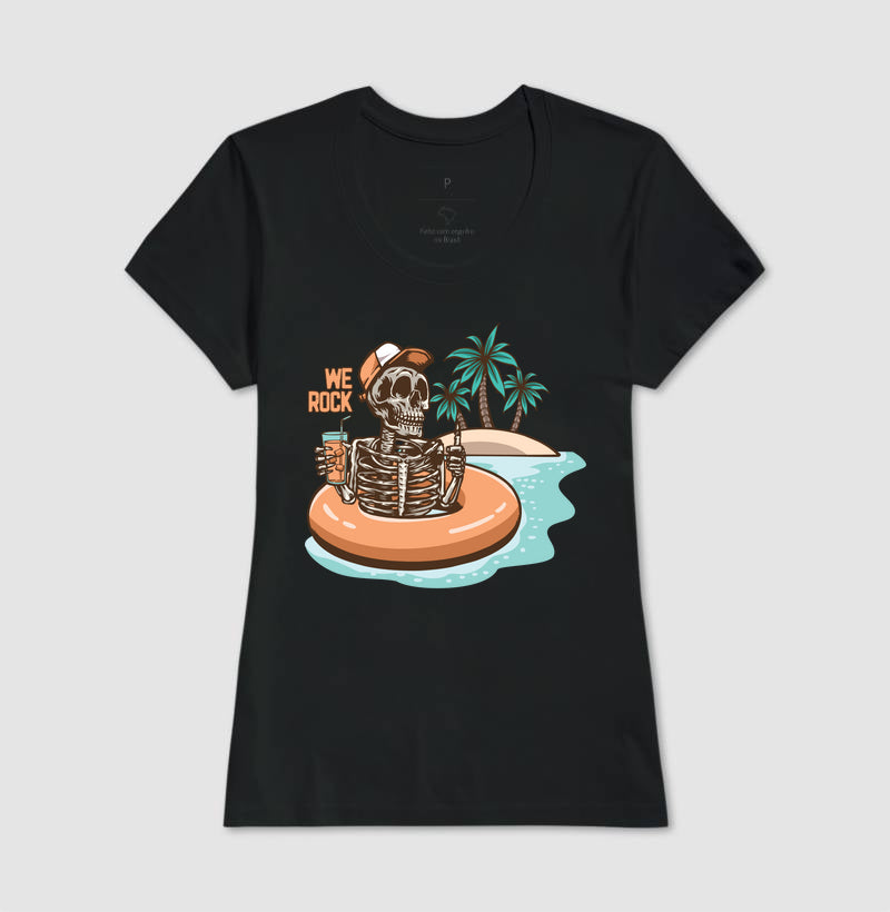 camiseta werock beach feminina