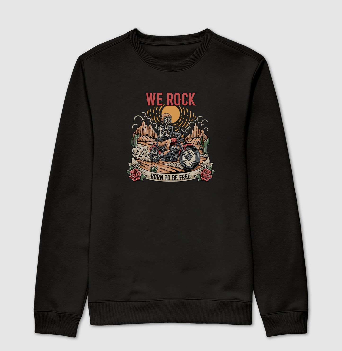 suéter werock born motorcycle