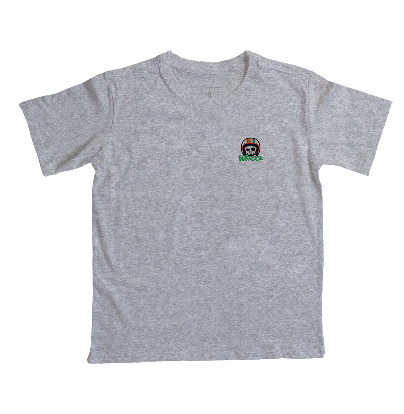 camiseta infantil werock motorcycle classic