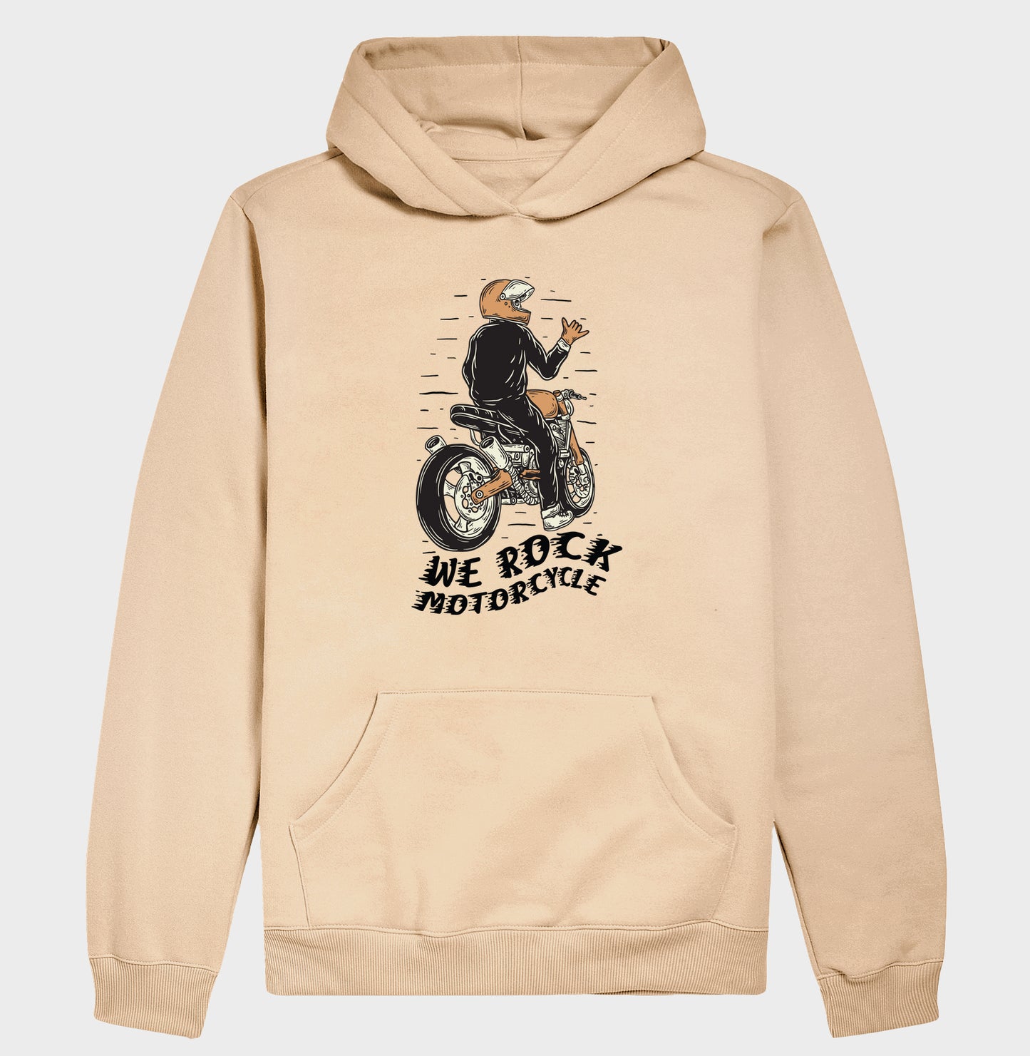 moletom werock motorcycle hang loose