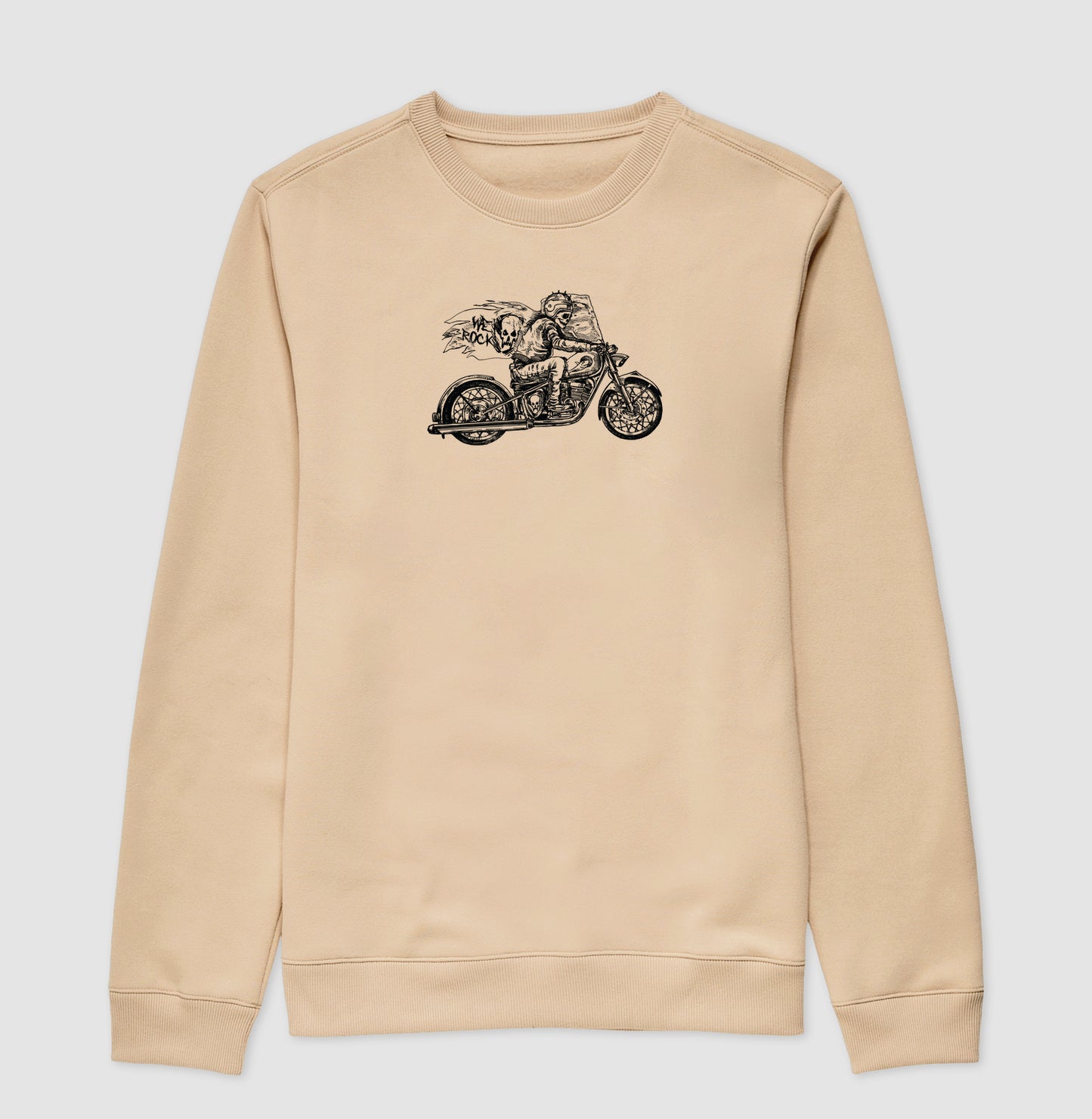suéter werock motorcycle ghost