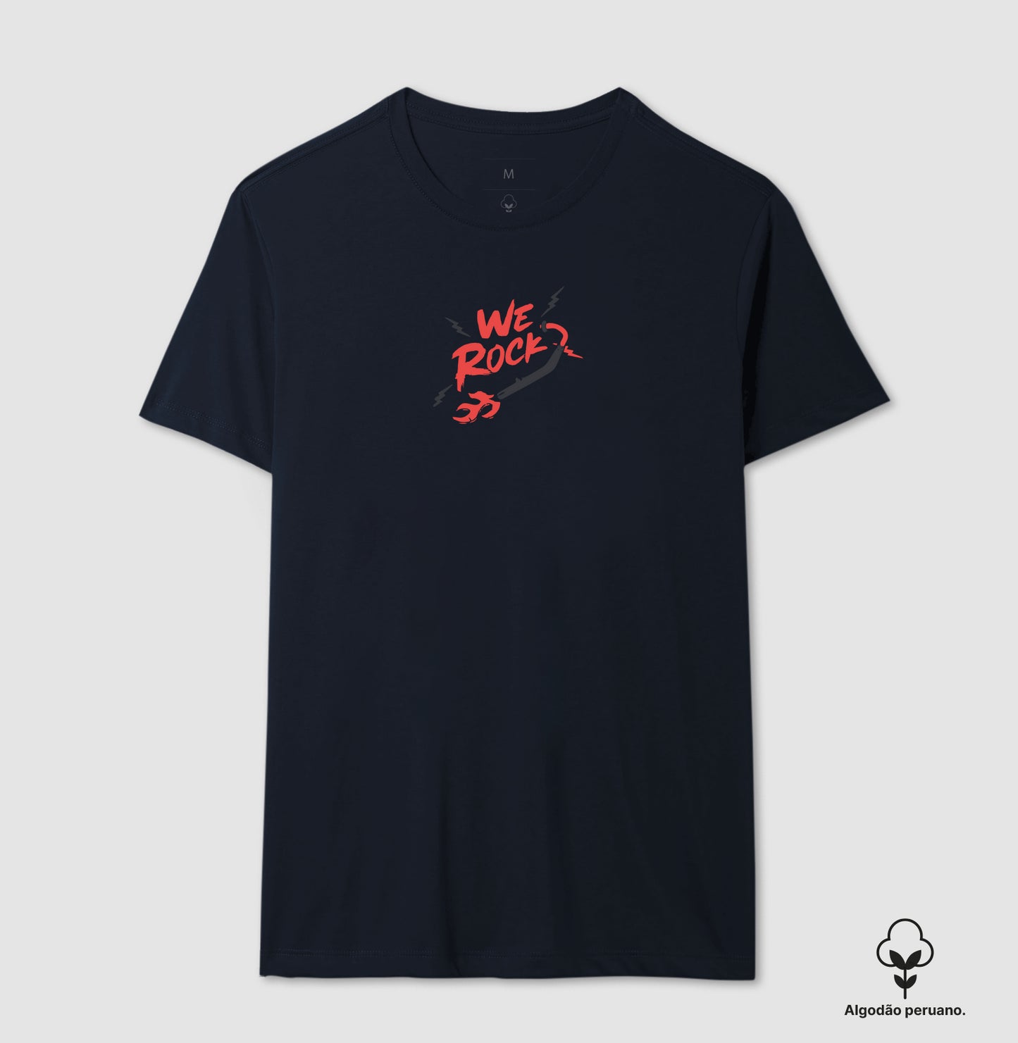 camiseta algodão peruano werock motorcycle exhaust masculina
