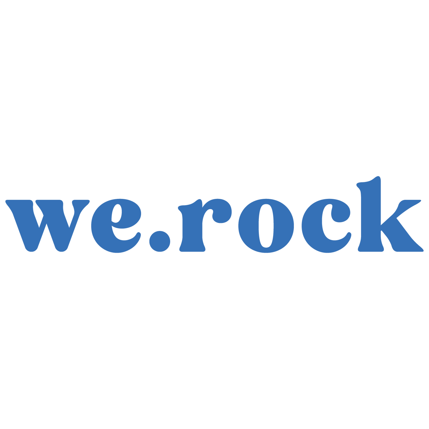 camiseta infantil werock logo simple blue