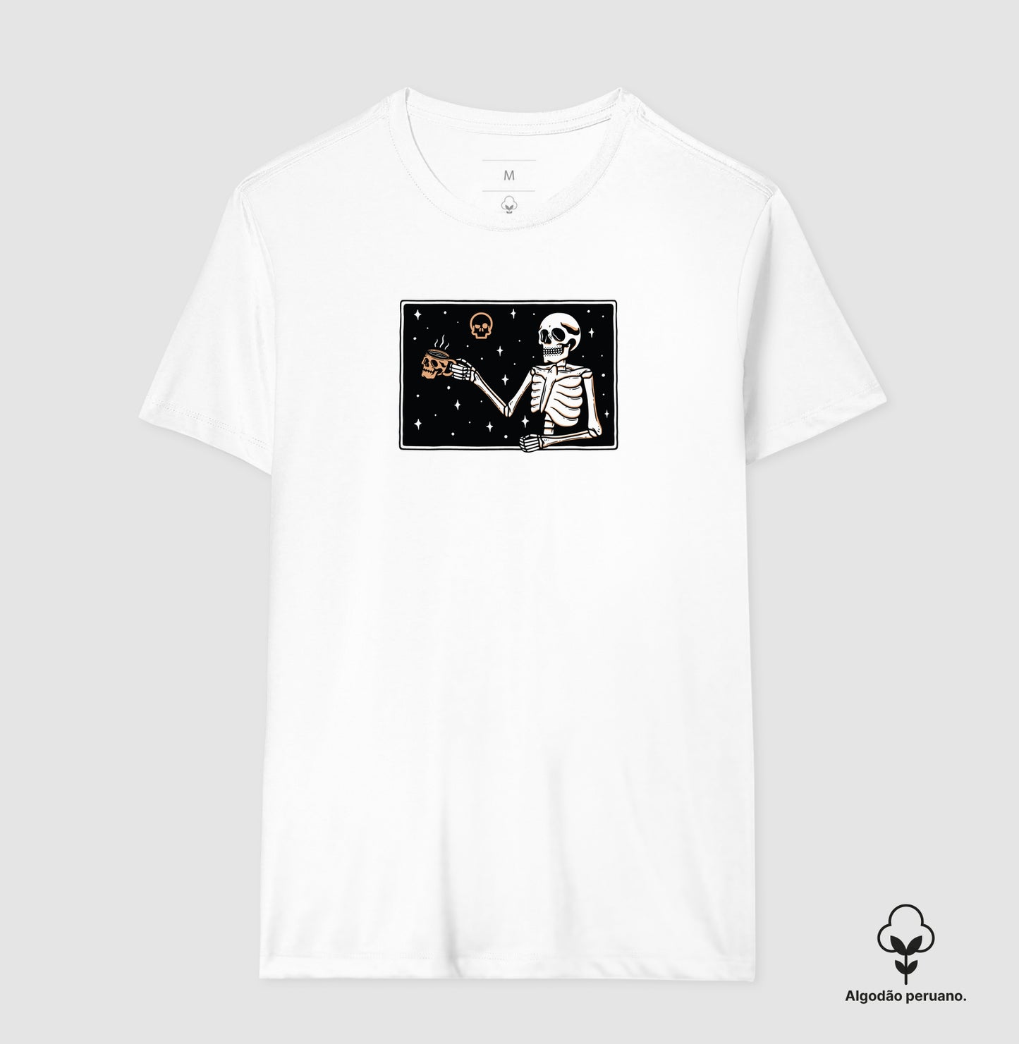 camiseta algodão peruano werock frame masculina