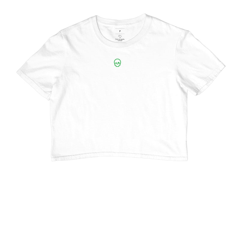 cropped werock skull logo green
