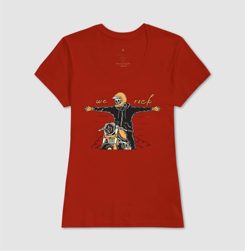 camiseta werock open arms feminina