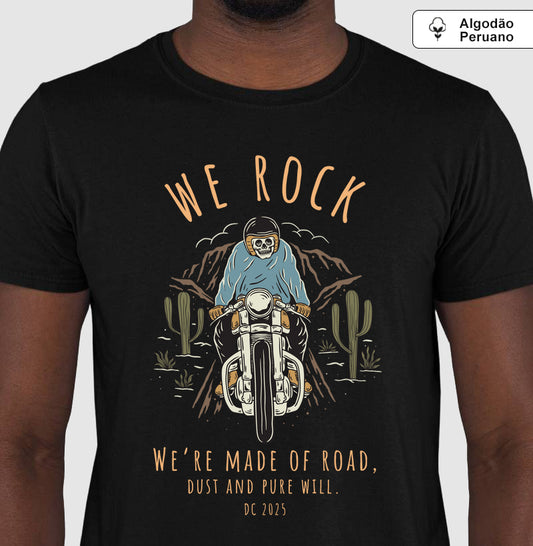 camiseta algodão peruano werock road masculina