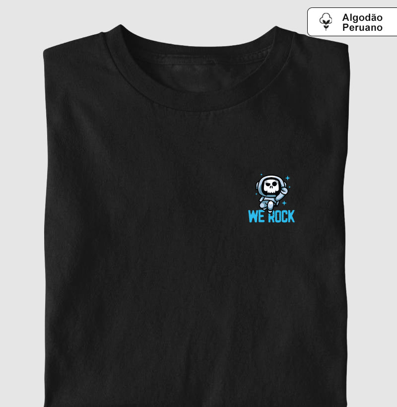 camiseta algodão peruano werock astronaut masculina