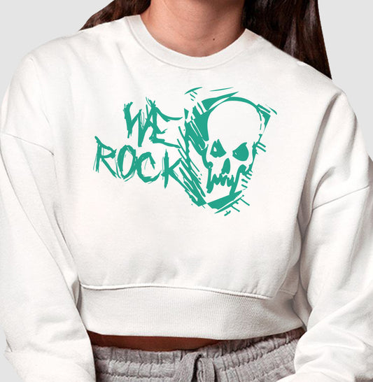 cropped moletom werock ghost