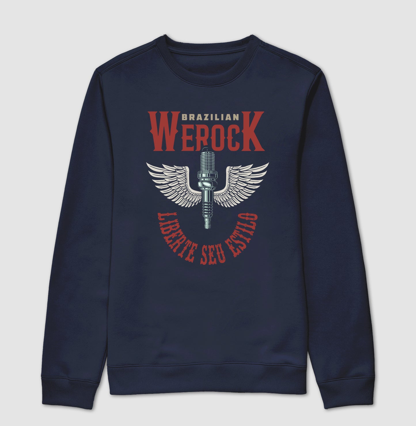 suéter werock motorcycle wings