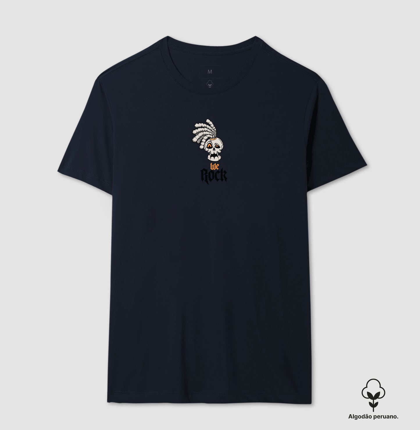 camiseta algodão peruano werock dread
