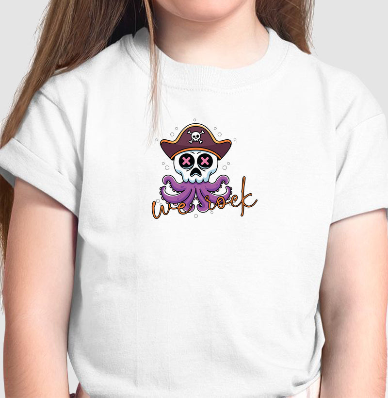 camiseta infantil werock squid