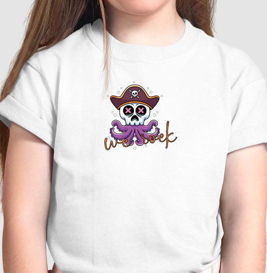 camiseta infantil werock squid