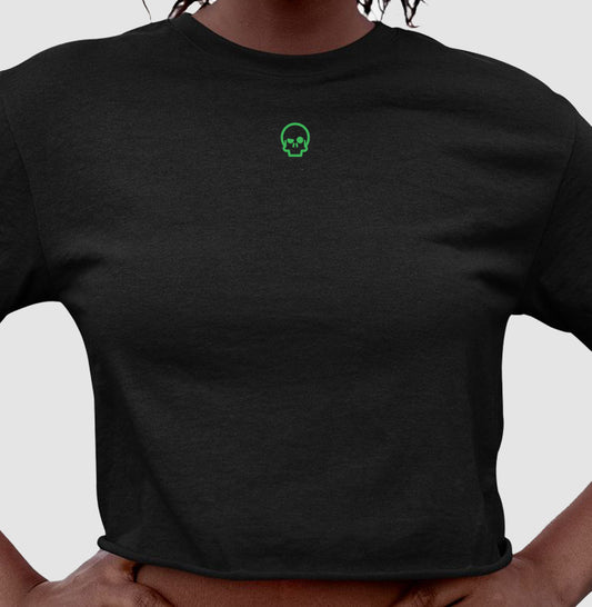 cropped werock skull logo green