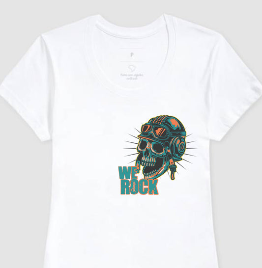 camiseta werock motorcycle crazy feminina