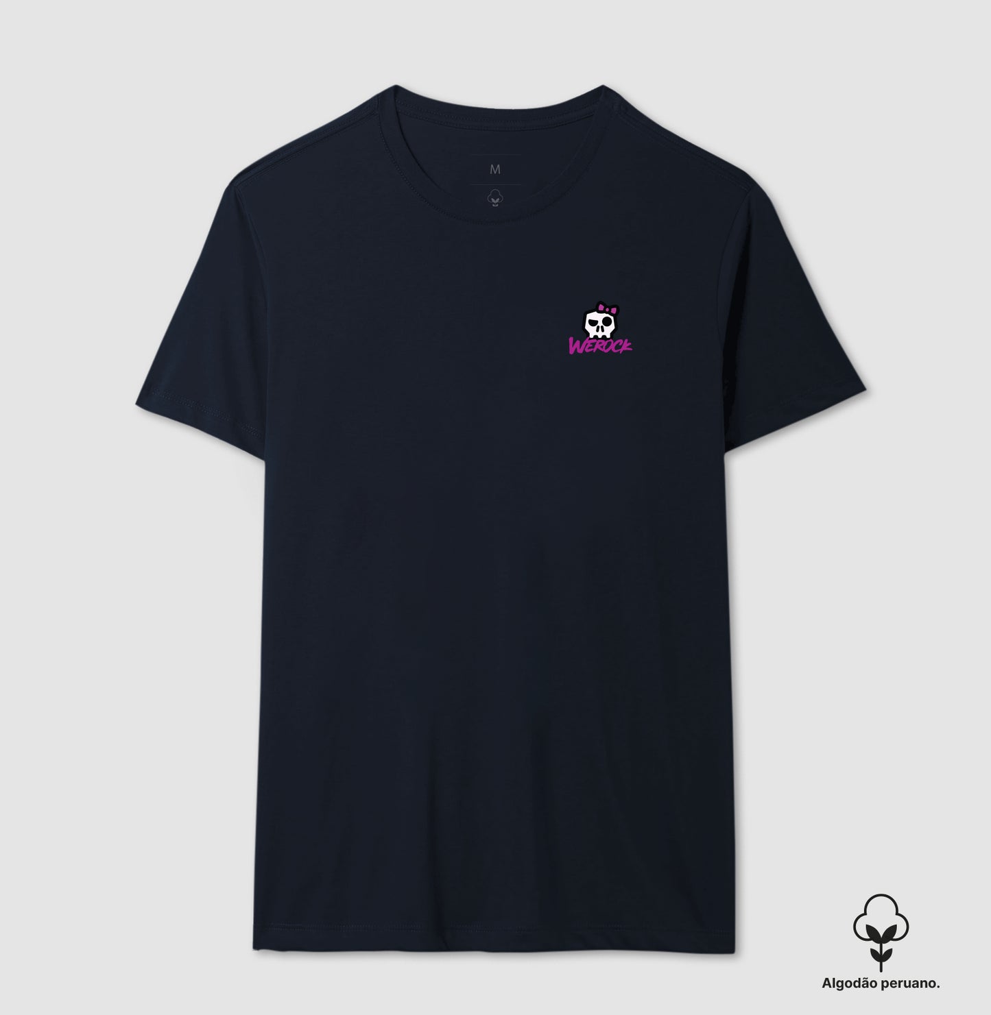 camiseta algodão peruano werock girl masculina