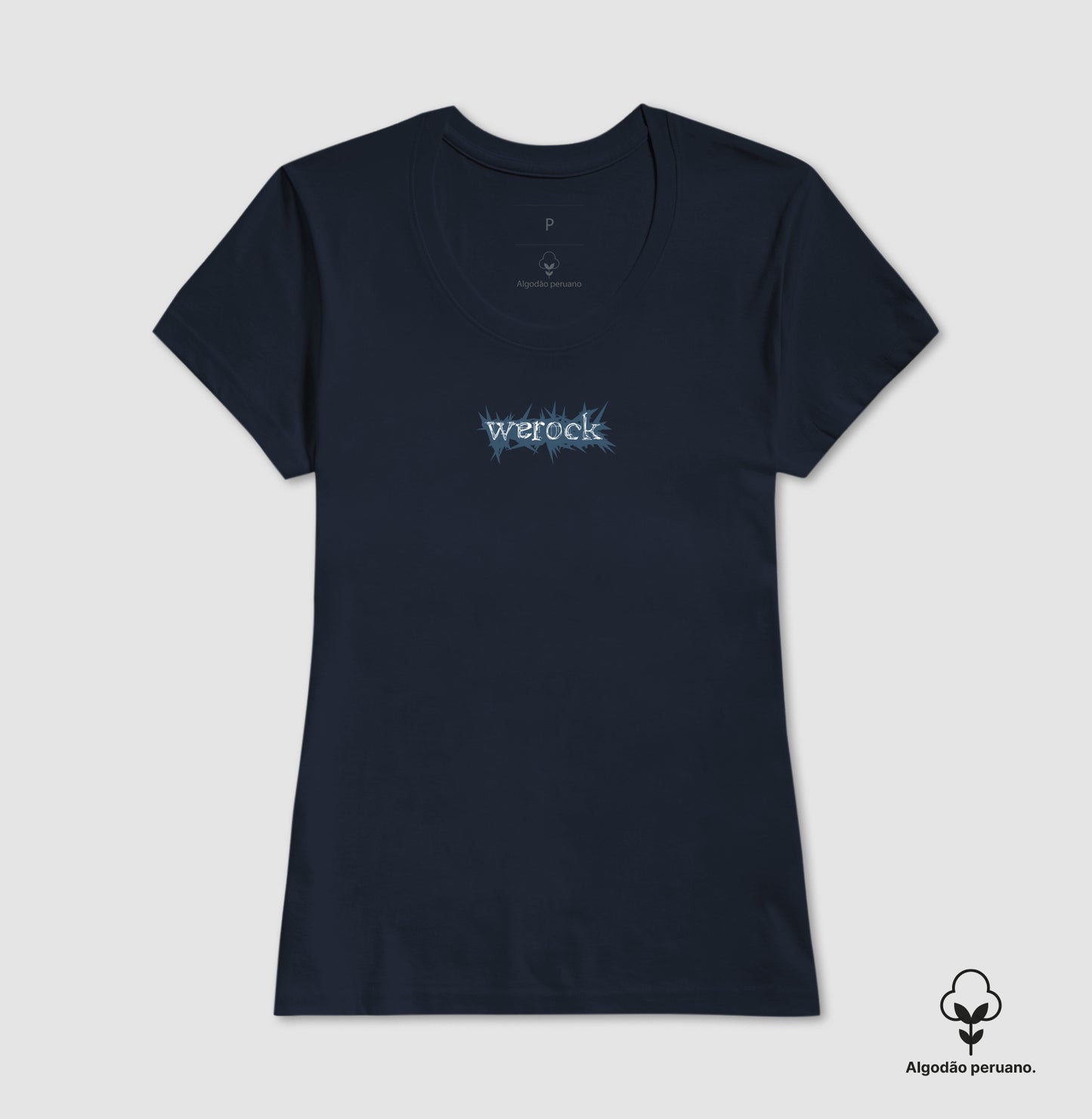 camiseta algodão peruano werock thorn feminina