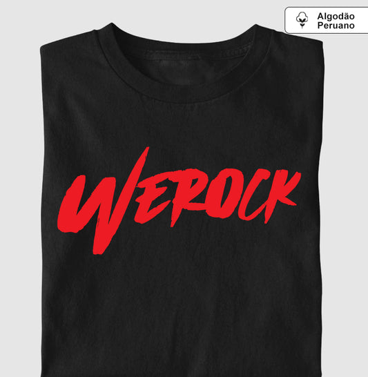 camiseta algodão peruano werock logow masculina