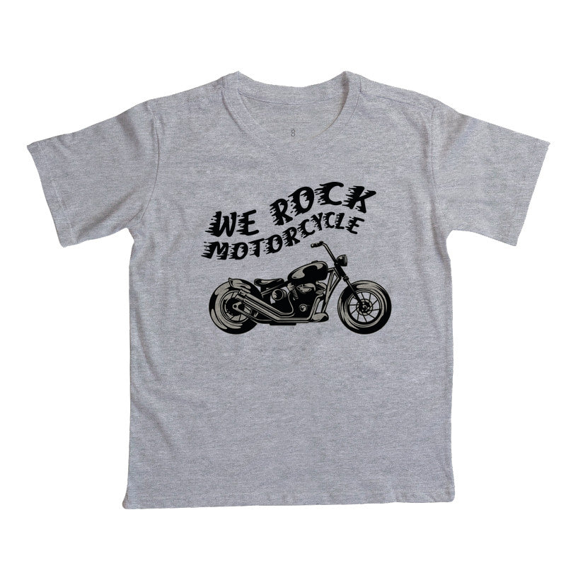 camiseta infantil werock custom motorcycle