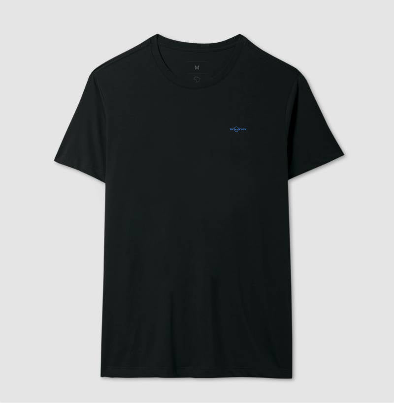camiseta basic werock logo blue masculina