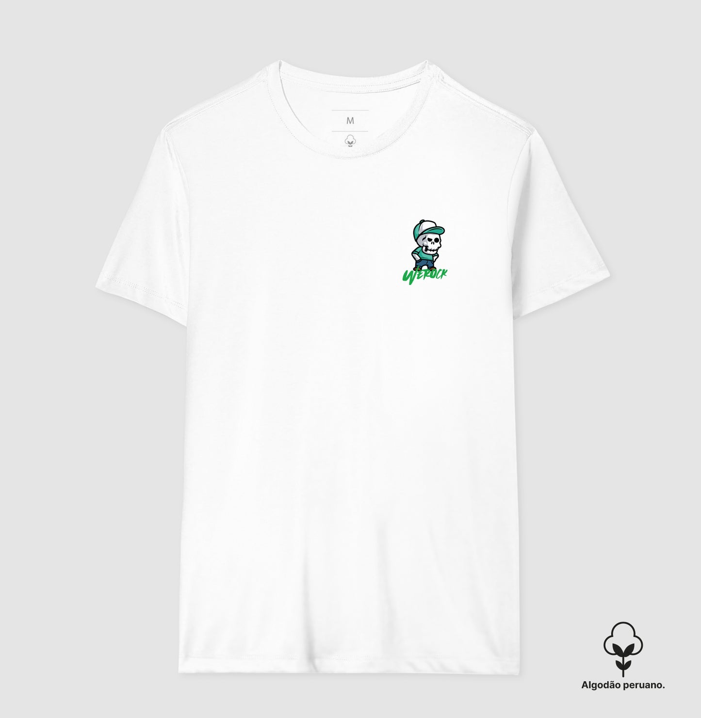 camiseta algodão peruano werock angry masculina