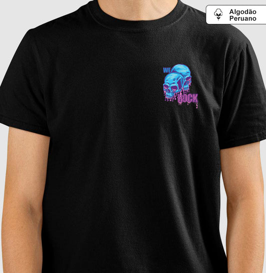 camiseta algodão peruano werock melting masculina