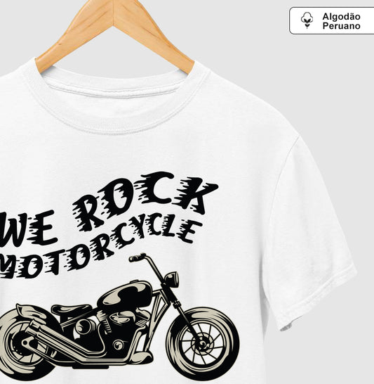 camiseta algodão peruano werock custom motorcycle masculina