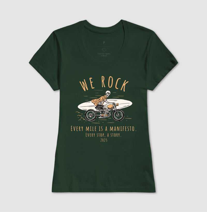 camiseta werock manifesto feminina