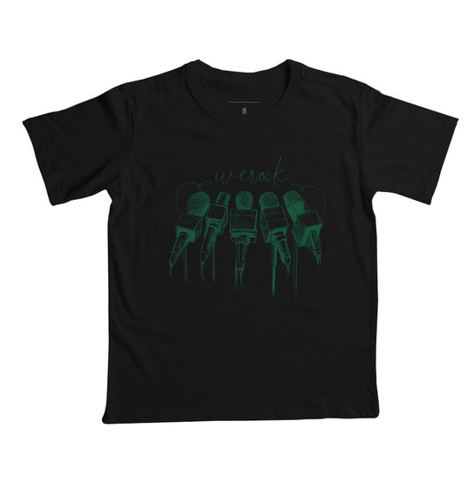 camiseta infantil werock mics