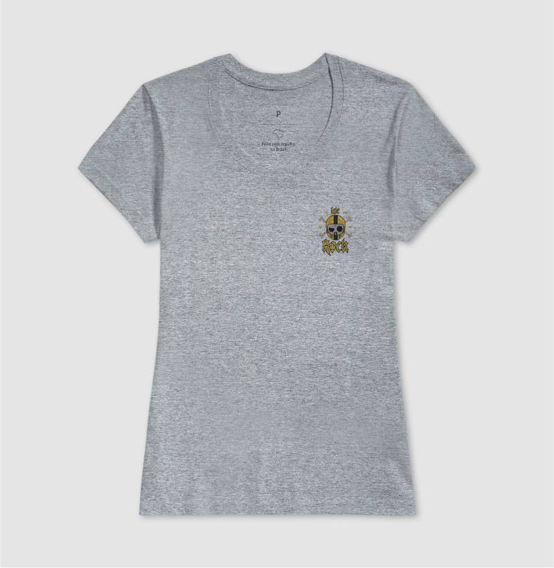 camiseta werock motorcycle skull feminina