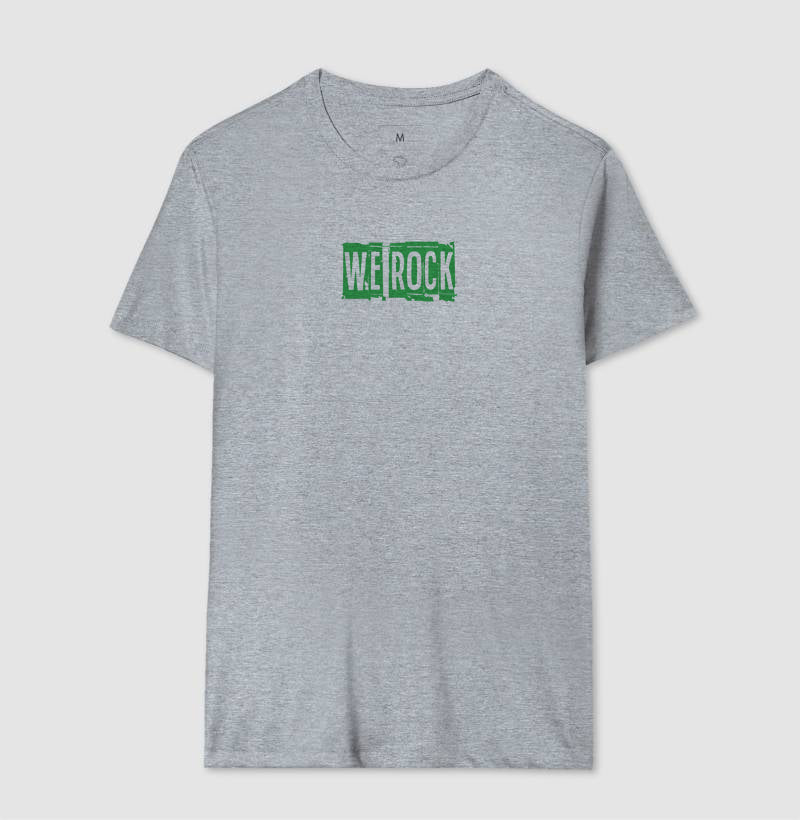 camiseta werock logo journal masculina