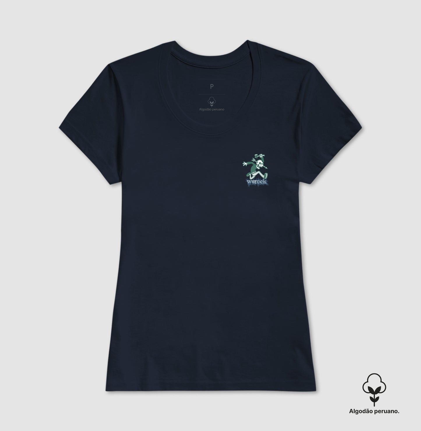 camiseta algodão peruano werock indian masculina