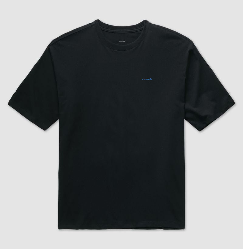 oversized werock logo simple blue