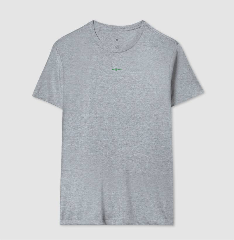 camiseta basic werock logo green masculina
