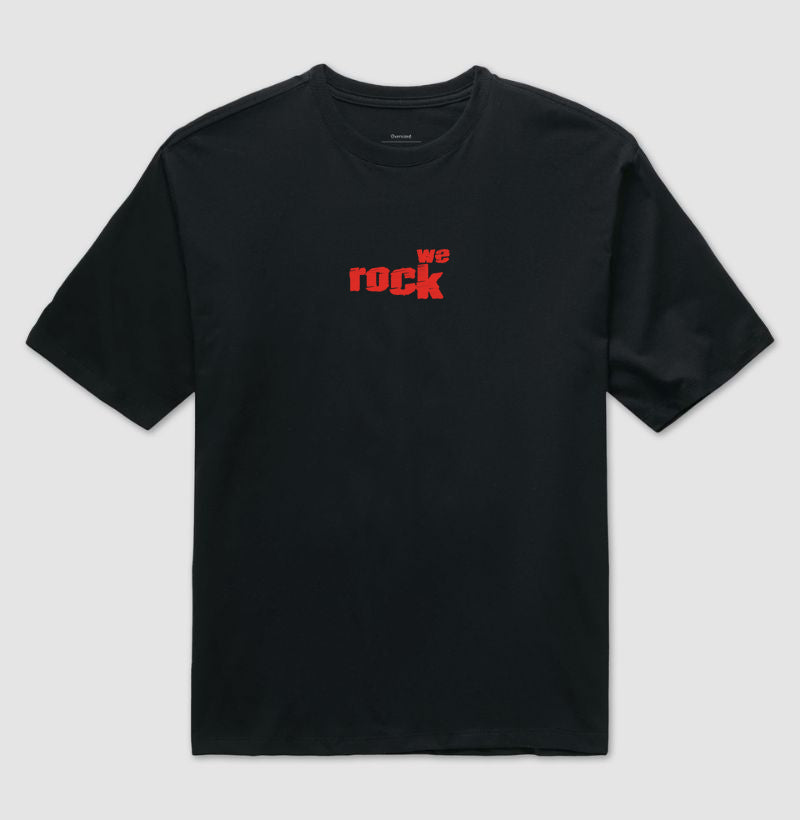 oversized werock logo rock