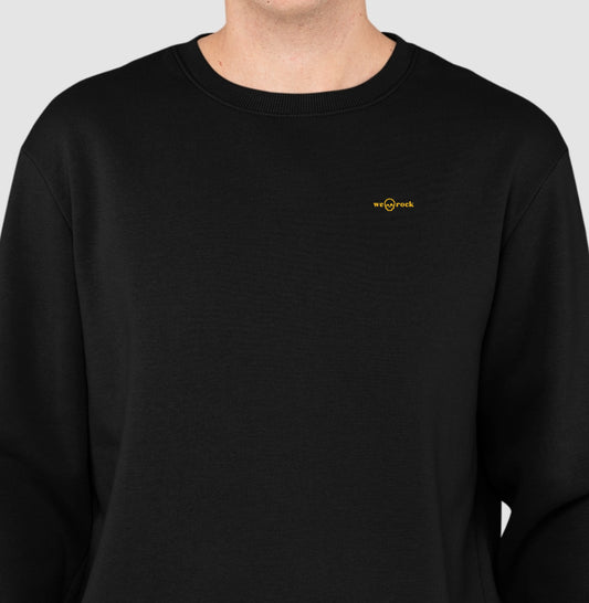 suéter basic werock logo gold