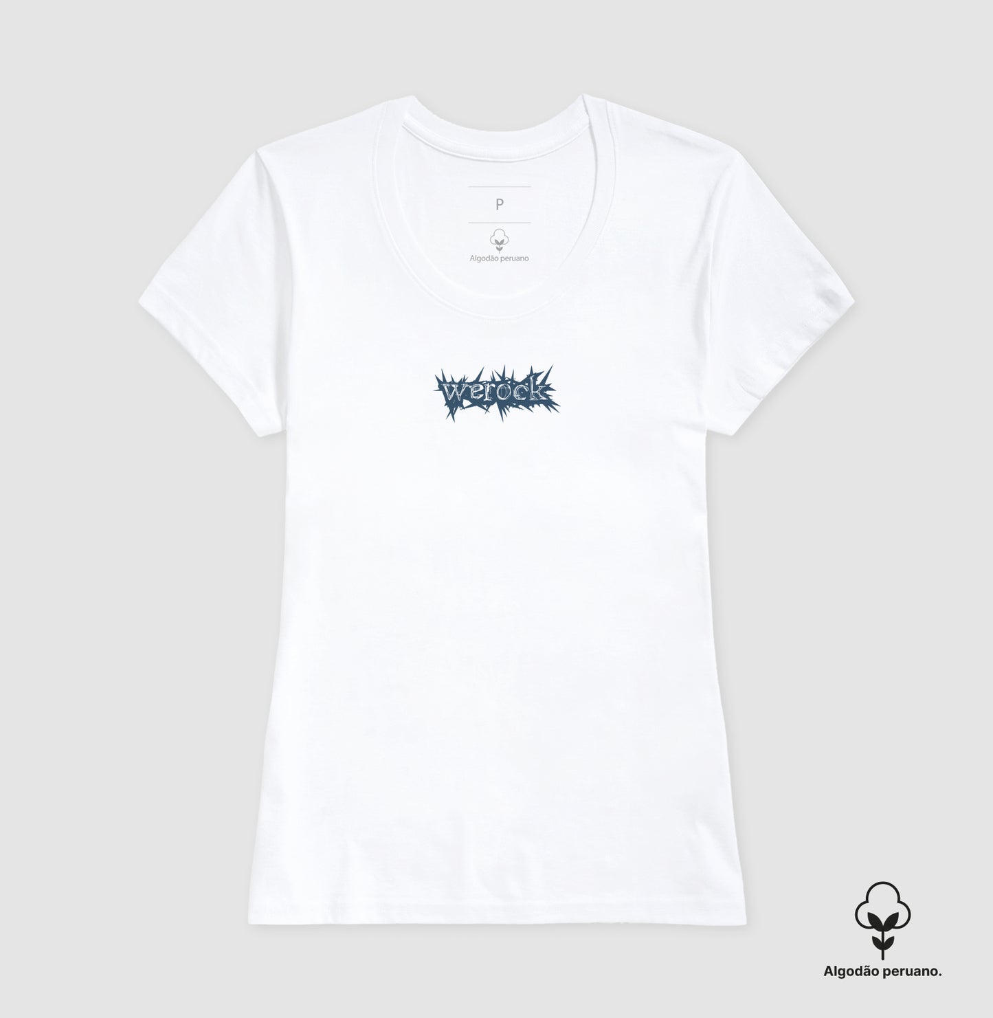 camiseta algodão peruano werock thorn feminina