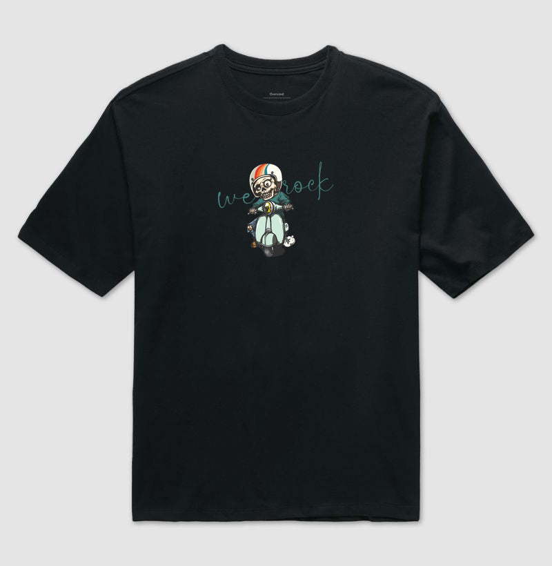 oversized werock vespa skull