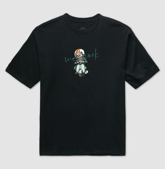 oversized werock vespa skull