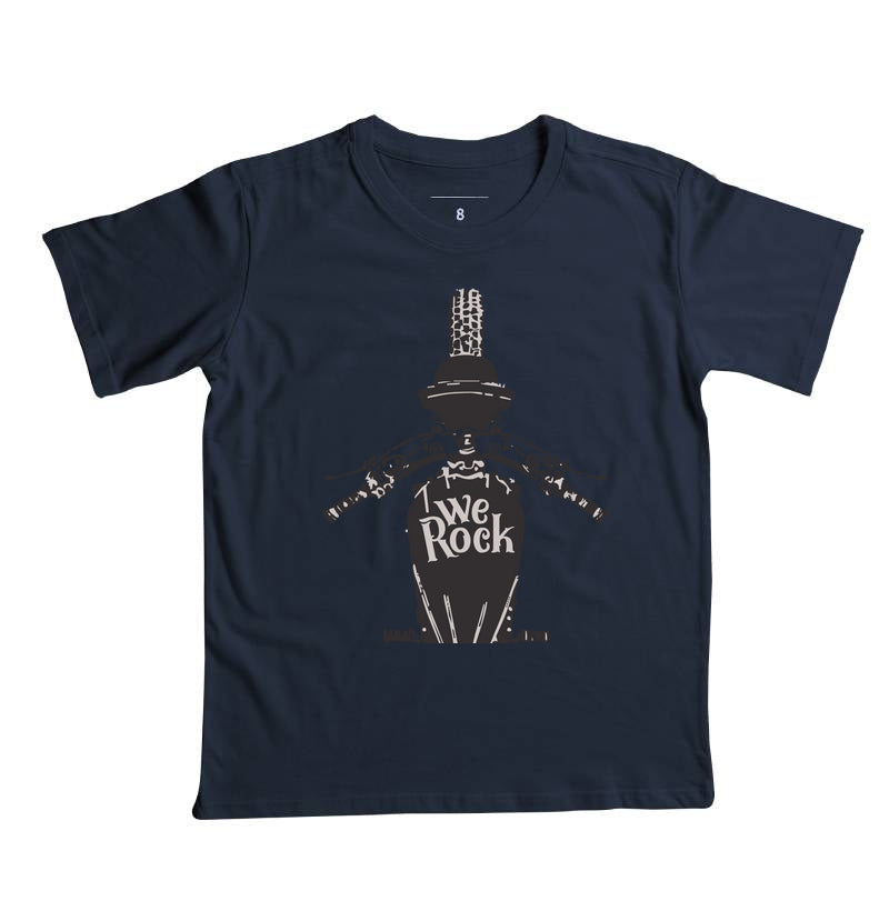 camiseta infantil werock motorcycle driving