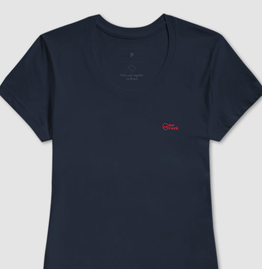 camiseta werock skull red feminina