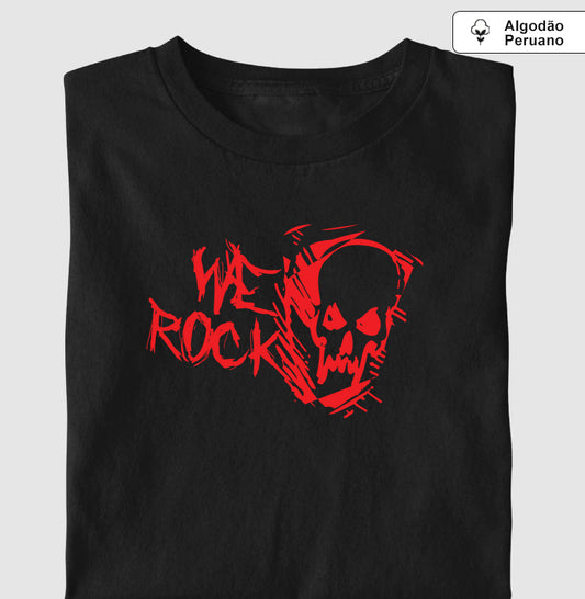 camiseta algodão peruano werock ghost red masculina