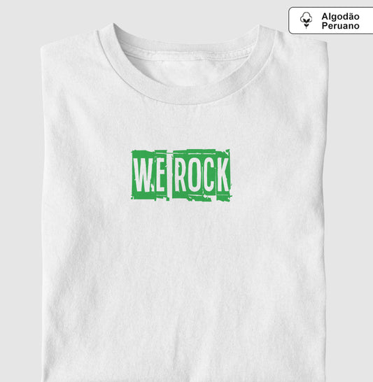 camiseta algodão peruano werock logo journal masculina
